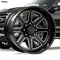 Jantes de camion forgées FANXI personnalisées polies 20X12 22X14 24X14 26X14 26X16 à 6/8 goujons pour Ford F250 GMC Denali