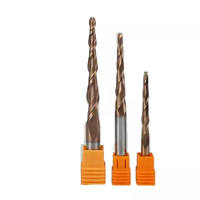 HRC55-herramientas de corte de bolas cónicas de doble filo, piezas de aluminio cnc personalizadas de precisión, puntas de enrutador de carburo, mecanizado cnc