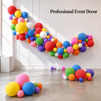 Ballons en latex ronds de 10 pouces, vente chaude d'usine, haute qualité, multicolores, épais, pour décoration de mariage et de fête d'anniversaire