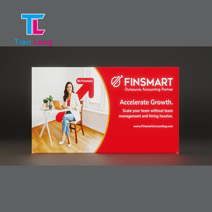 TianLang 3*6m Portable Pliant Exposition Salon Stand Affichage Publicité Sans Cadre Led Boîte À Lumière - Product Image 3