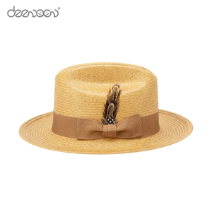 Sombreros <span class=keywords><strong>de</strong></span> playa <span class=keywords><strong>de</strong></span> <span class=keywords><strong>paja</strong></span> fuertes personalizados hechos a mano Havanna Strohhut Trilby Schmaler Krempe <span class=keywords><strong>sombrero</strong></span> <span class=keywords><strong>de</strong></span> <span class=keywords><strong>Toquilla</strong></span> <span class=keywords><strong>de</strong></span> <span class=keywords><strong>paja</strong></span> Sommerhut estilo chino - Product Image 4