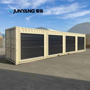 Conteneur maritime dangereux de 40 pieds High Cube à ouverture latérale avec 4 portes latérales, conteneurs à ouverture latérale à vendre - Product Image 3