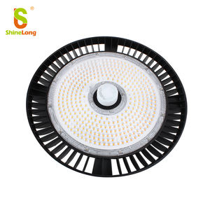 ShineLong UFO LED high bay <b>light</b> Dimmable|motion <b>sensor</b> optional IP65 industrial commercial lighting OEM ODM service - Product Image 3