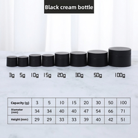 Pot cylindrique givré en PP de 5-50g avec couvercle à vis pour crème cosmétique et masque facial, emballage de flacon de lotion