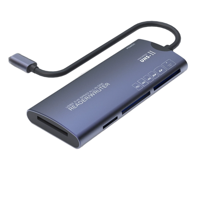 6 in 1 Card Reader USB Type C to SD TF CF MS M2 XD Card Reader Adapter High Speed USB C Memory CardReader for Laptop Accessories