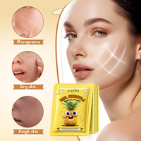 SADOER Masque Visage Naturel aux Fruits Aloès Banane Mangue Avocat Citron Cerise Nicotinamide Hydratant – Pour le Visage et le Corps