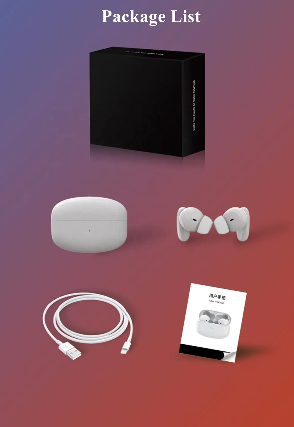 Kulak kulaklık yılında yüksek kaliteli Stereo ses kulaklıklar TWS kulakiçi kablosuz Bluetooth 2024 sıcak satış