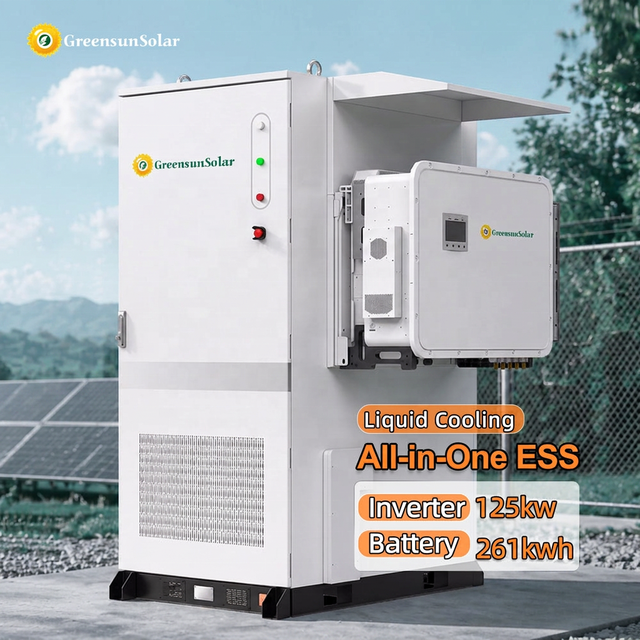 All-in-one Cabinet 260KWH Liquid Cooling Lithium Ion Battery Deye Solis 125kw Inverter off Grid & Hybrid System Use