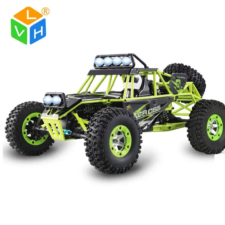 Powerful Amazingly 50km/hr Fast 4WD off Road Vehicle with LED Light Climbing Car wltoys 1/12 RC Rock Crawler