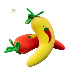 New design Greenmart Sales Keychain Pendant Down Cotton Soft Body And Vegetable Small Fruit Doll Strawberry Orange Plush Toy