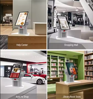 Kiosque de point de vente tactile Alihh 24 pouces avec SDK Windows 10 Intel Core I5, terminal de paiement par code QR pour restaurants de restauration rapide