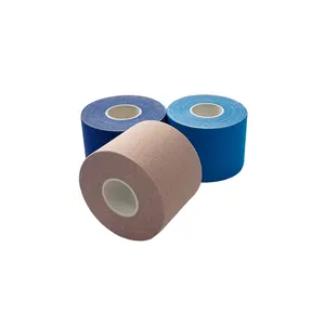 Kinesiology Tape Olahraga Kintape Roll Katun Elastis Perekat Otot Berwarna Plester Kinesiologi Perban Ketegangan Cedera Dukungan