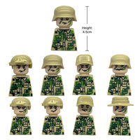 Blocs de construction militaires polyvalents de survie en jungle pour figurines militaires miniatures, matériaux sûrs pour les étudiants, atelier intelligent, vente chaude