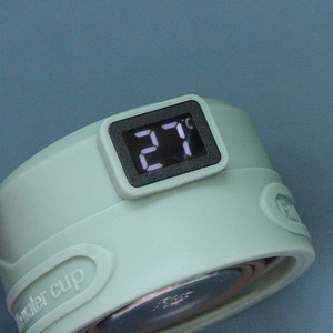 Botella de agua inteligente de 400ml, taza inteligente led con control digital de temperatura, calentador de tazas inalámbrico calentado para café, taza de viaje - Product Image 3