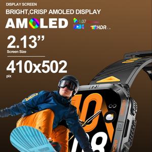 <span class=keywords><strong>Reloj</strong></span> <span class=keywords><strong>Inteligente</strong></span> Deportivo K72 con GPS, Beidou y AGPS, Posicionamiento de Ultra Alta Precisión, Pantalla de 2.13 Pulgadas, Resistente al Agua 3ATM <span class=keywords><strong>para</strong></span> Hombre - Product Image 4