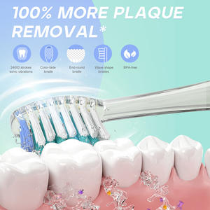 Seago cepillo de dientes eléctrico para niños, cerdas suaves, temporizador de 2 minutos, funciona con pilas, para niños de 3 a 12 años - Product Image 2