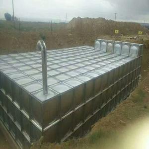 300CBM حجم كبير تراجع الساخنة المجلفن ألواح الصلب انسحب تجميعها مكافحة الحرائق خزان المياه - Product Image 2