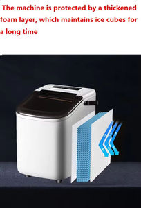 Machine à glaçons 24h/24, machine à glaçons électrique portable, idéale pour la maison/la cuisine/le bureau/le bar - Product Image 4