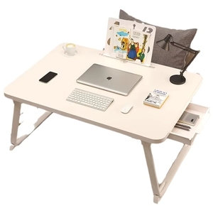 Tavolino Pieghevole Moderno da Letto per Studio e Lettura, Scrivania Portatile per Laptop - Product Image 3
