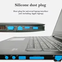 Lot de 16 bouchons anti-poussière en silicone colorés pour ordinateur portable, protection USB et interface RJ45, étanche