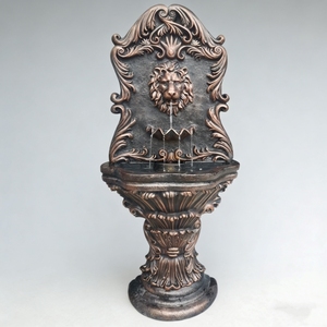 Testa di Leone Decorativa da Giardino Autoportante in Resina di Fibra di Vetro, Tema Natura, Elettrica e Portatile per Esterni - Product Image 4