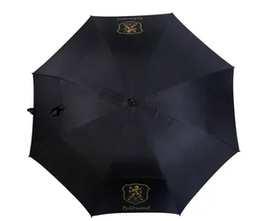 고품질 더블 레이어 regenschirm schwarz 30 인치 골프 우산 로고 인쇄