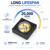 Perle LED avancée 100mA en céramique Al2O3, émetteur de lumière ondes moyennes, lampe de recherche scientifique 290 à 320nm, perle LED lumineuse
