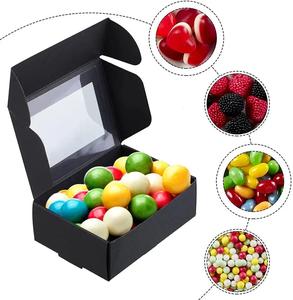 Custom Recycle Specifications China Wholesale Paper Jewelry Biscuits Cookies Packaging Kraft Paper <b>Box</b> with clear Window - Product Image 3