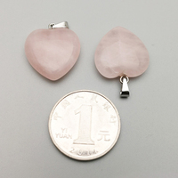 DIY Cristaux de Quartz, Fabrication Chinoise, Pendentif Cœur en Cristal, Lustre, Collier Croix, Lumières, Cadeaux Chrétiens Modernes