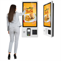 Machine de commande pour restaurant avec écran tactile, borne de paiement en libre-service avec fonction terminal de point de vente