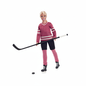 Ensembles d'uniformes courts de hockey sur glace en jersey rose à manches longues et noir, vêtements personnalisables sublimés pour les joueurs - Product Image 1