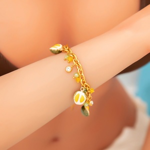 Handmade Stainless Steel Bracelet for Women Trendy DIY Electroplated 18K Gold Jewelry <b>Charm</b> Bracelets for Anniversaries - Product Image 3