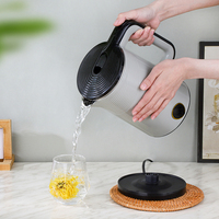 Bouilloire Électrique Personnalisable 1,8L en Acier Inoxydable 1500W, Ébullition Rapide, Arrêt Automatique, Protection Anti-Ébullition à Sec, pour Maison et Hôtel