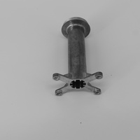 Colonne de guidage LED à 4 broches en PC transparent moulé sous pression CNC, avec 4 pieds pour montage sur circuit imprimé traversant