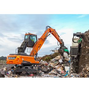 Nouvelle pelle hydraulique sur roues DX250WMH-5 <span class=keywords><strong>de</strong></span> 25 tonnes, 12,1 m, 174 CV, norme <span class=keywords><strong>Stage</strong></span> IV, pour les opérations <span class=keywords><strong>de</strong></span> manutention <span class=keywords><strong>de</strong></span> matériaux en entrepôt forestier - Product Image 6