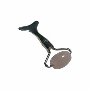 Rodillo Facial de Jade 100% Natural, Rodillo Facial de Cuarzo Rosa Natural - Product Image 2