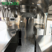 Wecare Mobile Small Street Food Cart Van Mobile Cuisine Bière Pizza Camion Four Foodtruck Remorques Usa Standard