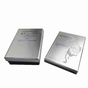 Matte In Bướm Mô Hình Ưa Thích Giấy Bạc Màu Xanh Với Biên Giới Chăm Sóc Da Hộp Quà Tặng Cho Khuôn Mặt Mặt Nạ Tạo nên Lưu Trữ - Product Image 4