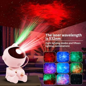 Lampe projecteur de nébuleuse astronaute, alimentée par USB, lumière ciel étoilé pour chambre, bureau, décoration intérieure - Product Image 2