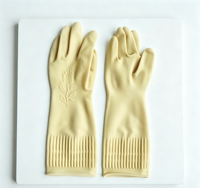 Gants ménagers 100% latex naturel - Résistants à l'eau et antidérapants