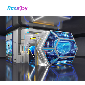 Simulateur de conduite VR 9D sur piste de cinéma volant intégré, équipement de parc à thème extérieur, centre de jeux, <span class=keywords><strong>PC</strong></span> en bois de qualité supérieure - Product Image 3