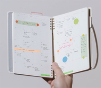Cahier à spirale Manifeste Journal Logo d'impression personnalisé Couverture rigide A5 Quotidien et Carnet
