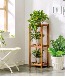 Indoor Outdoor Thuis Tuin Planters Houten <span class=keywords><strong>Plant</strong></span> Plank Bloem Stand - Product Image 4