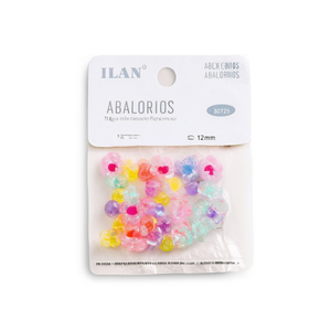 Perline Ilan Abalorios a forma di fiore da 12 mm per la creazione di gioielli, confezione da 18 g - Product Image 2