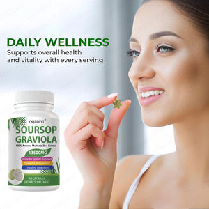 Organik Graviola Soursop Yaprağı Kapsülleri Özel Etiketli Bağışıklık ve Bağırsak Sağlığı Takviyesi Graviola Soursop Kapsülleri - Product Image 3