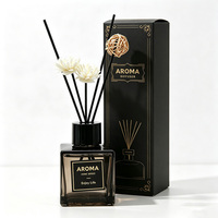 Coffret Cadeau en Stock – Diffuseur de Parfum d'Ambiance 50ml Sans Phtalate, Sans Alcool, Huile Essentielle, Parfum d'Ambiance, Bâtonnets de Diffusion