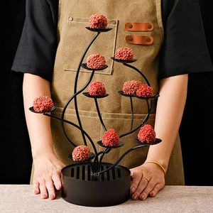中式豪华铁艺多层展示架，用于干冰树盘、荔枝虾球、创意拼盘派对 - Product Image 2
