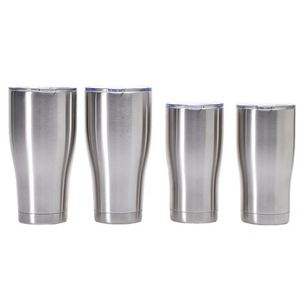 Reusable 20oz Waist Shaped Tumbler Vacuum Insulation Car Mount Fit Cold Drink <b>Mug</b> - Product Image 3
