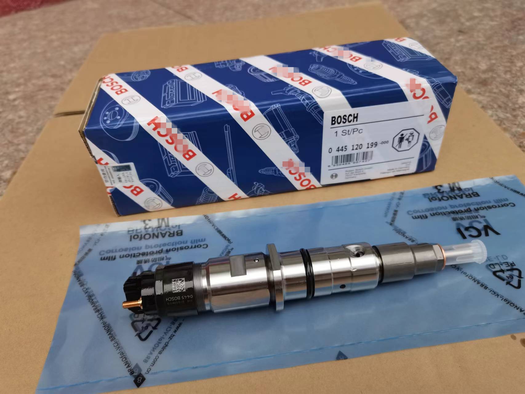 for CUMMINS ISLEe 340 common rail injector 0445120199 4994541 auto parts fuel injector 0445120199 4994541