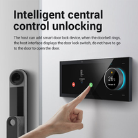 Productos para Hogar Inteligente LangYeao Hub Gateway Zigbee Wifi Panel de Interruptor de Vidrio Táctil de 4/6/7 Pulgadas Tuya Alexa Control Central de Pared